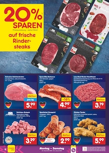 Fleisch im Netto Marken-Discount Prospekt "Aktuelle Angebote" mit 62 Seiten (Karlsruhe)