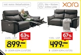 Leder-Sofa Angebote von Xora bei XXXLutz Möbelhäuser Gronau für 499,00 €