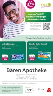 Aktueller mea - meine apotheke Prospekt (Kenn, 4 Seiten zum blättern mea - meine apotheke Prospekt Unsere Juni-Angebote mit 4 Seiten