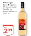 Sahne-Eierpunsch Angebote von Katlenburger bei GLOBUS Weimar für 2,99 €
