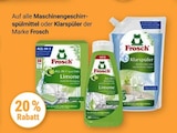 Maschinengeschirrspülmittel Angebote von Frosch bei GLOBUS Siegen
