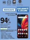 Smartphone yuno - Logicom en promo chez E.Leclerc Poitiers à 94,50 €