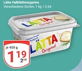 Halbfettmargarine im Angebot bei GLOBUS in Herne Halbfettmargarine Angebote von Lätta bei GLOBUS Herne für 1,19 €