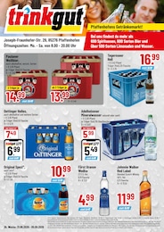 Discounter Prospekt von Trinkgut Wolnzach Trinkgut Prospekt: "Aktuelle Angebote", 4 Seiten, 31.08.2026 - 05.09.2026