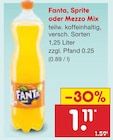 Aktuelles Fanta Angebot bei Netto Marken-Discount in Bad Kreuznach ab 1,11 €