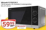Mikrowelle YC-PS201AE-S Angebote von Sharp bei GLOBUS Viersen für 59,99 €