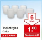 Teelichtglas im Angebot bei Zimmermann in Lingen Teelichtglas Angebote von Conica bei Zimmermann Lingen für 1,00 €