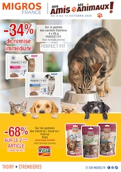 Prospectus Migros France à Thoiry, "Nos AMIS les ANIMAUX !", 6 pages de promos valables du 08/10/2024 au 13/10/2024