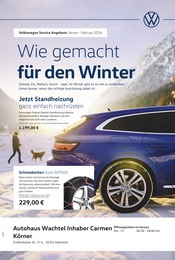 Volkswagen Prospekt für Großenhain: "Wie gemacht für den Winter", 1 Seite, 01.01.2024 - 29.02.2024
