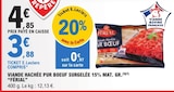 Viande hachée pur boeuf surgelée 15% MAT. GR. - FERIAL dans le catalogue E.Leclerc