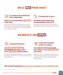 Prix et réduction Terreau dans le prospectus Jardiland en cours Offre Terreau dans le catalogue Jardiland du moment à la page 5