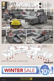 Aktueller BRAUN Möbel-Center Prospekt mit Couch, "WINTER SALE", Seite 4