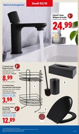 Abattant Wc Angebote im Prospekt "Plus de 55 produits bio dans l'assiette, ça vaut le coup." von Lidl auf Seite 45
