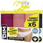 Lot de 6 slips femme Ecodim - DIM - Intermarché Super à Aulnay-sous-Bois Lot de 6 slips femme Ecodim - DIM en promo chez Intermarché Super Aulnay-sous-Bois à 14,90 €