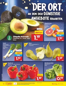 Bananen im Netto Marken-Discount Prospekt "Aktuelle Angebote" mit 55 Seiten (Augsburg)