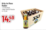 Radler Angebote von Bräu im Moos bei Trinkgut Burghausen für 14,49 €