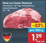 Wade vom irischen Weiderind bei Netto Marken-Discount im Zörbig Prospekt für 1,29 €