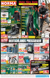 Kettensäge im Norma Prospekt in Lutherstadt Wittenberg Aktueller Norma Prospekt mit Kettensäge, "Mehr fürs Geld", Seite 1