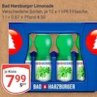 Limonade im Angebot bei GLOBUS in Wolfenbüttel Limonade Angebote von Bad Harzburger bei GLOBUS Wolfenbüttel für 7,99 €