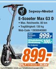 E-Scooter Max G3 D im Angebot bei expert in Wiesbaden E-Scooter Max G3 D Angebote von Segway-Ninebot bei expert Wiesbaden für 899,00 €