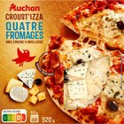 CROUSTIZZA 4 FROMAGES AUCHAN - AUCHAN - Auchan Hypermarché à Montreuil CROUSTIZZA 4 FROMAGES AUCHAN - AUCHAN en promo chez Auchan Hypermarché Montreuil à 8,92 €