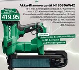 RHG Baucentrum - Akku-Klammergerät N1808DAW4Z Angebot im Prospekt Akku-Klammergerät N1808DAW4Z bei RHG Baucentrum im Prospekt "" für 499,74 €