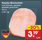 Kasseler-Minutensteak im Angebot bei Netto Marken-Discount in Hameln Kasseler-Minutensteak Angebote bei Netto Marken-Discount Hameln für 3,19 €