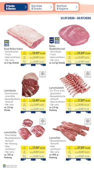 Steak im aktuellen METRO Prospekt (Essen) Steak im METRO Prospekt "Wochenangebote + Gewinnspiel" mit 51 Seiten (Essen)