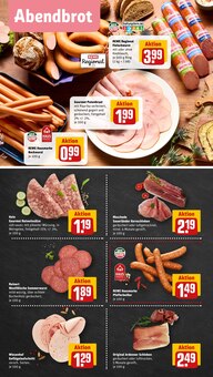 Wurst im aktuellen REWE Prospekt (Bottrop) Wurst im REWE Prospekt "Dein Markt" mit 30 Seiten (Bottrop)