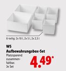 Aufbewahrungsbox-Set im Angebot bei Lidl in Wesel Aufbewahrungsbox-Set Angebote von W5 bei Lidl Wesel für 4,49 €
