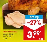 Aktuelle Fleisch Angebote bei Netto Marken-Discount in Essen Aktuelles Mais-Hähnchen Angebot bei Netto Marken-Discount in Essen ab 3,99 €