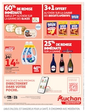 Promos Lessive Liquide dans le catalogue "OFFRES DU MOMENT" de Auchan Supermarché Lessive Liquide en promo dans le catalogue Auchan Supermarché à la page 12