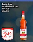 Sirup Angebote von Toschi bei GLOBUS Krefeld für 2,49 €