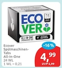 Spülmaschinen-Tabs All-In-One von Ecover im aktuellen budni Prospekt