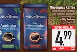 Kaffee Der Himmlische, Der Milde oder Auténtico, gemahlen, vakuumverpackt von Mövenpick im aktuellen EDEKA Prospekt für 4,99 €