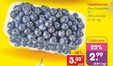 Heidelbeeren für 2,99 € bei Netto Marken-Discount im Angebot Heidelbeeren im aktuellen Netto Marken-Discount Prospekt