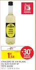 Vinaigre de vin blanc du Sud-Ouest 6° - Tête Noire en promo chez Intermarché Agen à 1,54 €