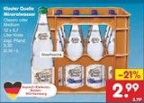 Aktuelles Mineralwasser Angebot bei Netto Marken-Discount in Stuttgart ab 2,99 €