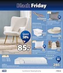 Matratze im JYSK Prospekt "Black Friday - SPARE BIS ZU 70%" mit 13 Seiten (Hildesheim)