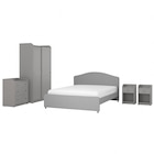 Schlafzimmermöbel 5er-Set Vissle grau von HAUGA im aktuellen IKEA Prospekt