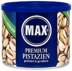 Premium Pistazien im Angebot bei REWE in Fürth Premium Pistazien Angebote von Max bei REWE Fürth für 4,99 €