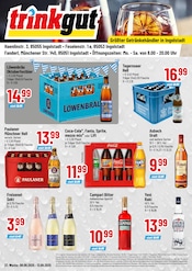 Aktueller Trinkgut Discounter Prospekt in Vohburg und Umgebung, "Größter Getränkehändler in Ingolstadt" mit 4 Seiten, 08.09.2025 - 13.09.2025