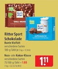 Ritter Sport Schokolade im Angebot bei famila Nordost in Pinneberg Ritter Sport Schokolade Angebote bei famila Nordost Pinneberg für 1,11 €