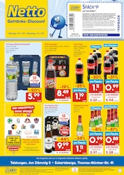 Aktueller Netto Marken-Discount Discounter Prospekt in Bad Sulza und Umgebung, "DER ORT, AN DEM DU IMMER AUSGEZEICHNETE PREISE FINDEST." mit 2 Seiten, 10.11.2025 - 15.11.2025