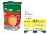 Rahmsauce von Knorr im aktuellen METRO Prospekt