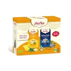 Coffret de thé duo Bonne Nuit et Gingembre Citron Yogi Tea - 2 x 17 sachets - YOGI TEA en promo chez Botanic Coffret de thé duo Bonne Nuit et Gingembre Citron Yogi Tea - 2 x 17 sachets - YOGI TEA dans le catalogue Botanic