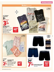 Promos Boxer Homme dans le catalogue "25 JOURS AUCHAN" de Auchan Hypermarché Boxer Homme en promo dans le catalogue Auchan Hypermarché à la page 7