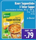 Suppenliebe 3 Teller Suppe Angebote von Knorr bei EDEKA Gießen für 0,79 €