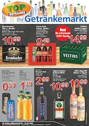 TOP Getränke Prospekt: "Aktuelle Angebote", 4 Seiten, 08.07.2024 - 13.07.2024