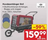 Hundeanhänger 3in1 im Angebot bei Netto Marken-Discount in Neunkirchen Hundeanhänger 3in1 Angebote von VESKA bei Netto Marken-Discount Neunkirchen für 159,99 €